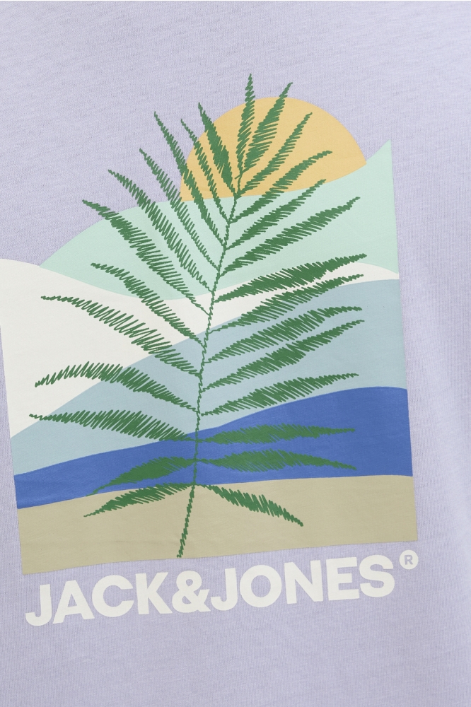 JJBARBADOS TEE SS CREW NECK 12269416 LANGUID LAVENDER